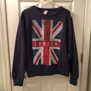 London Union Jack Crewneck Sweatshirt